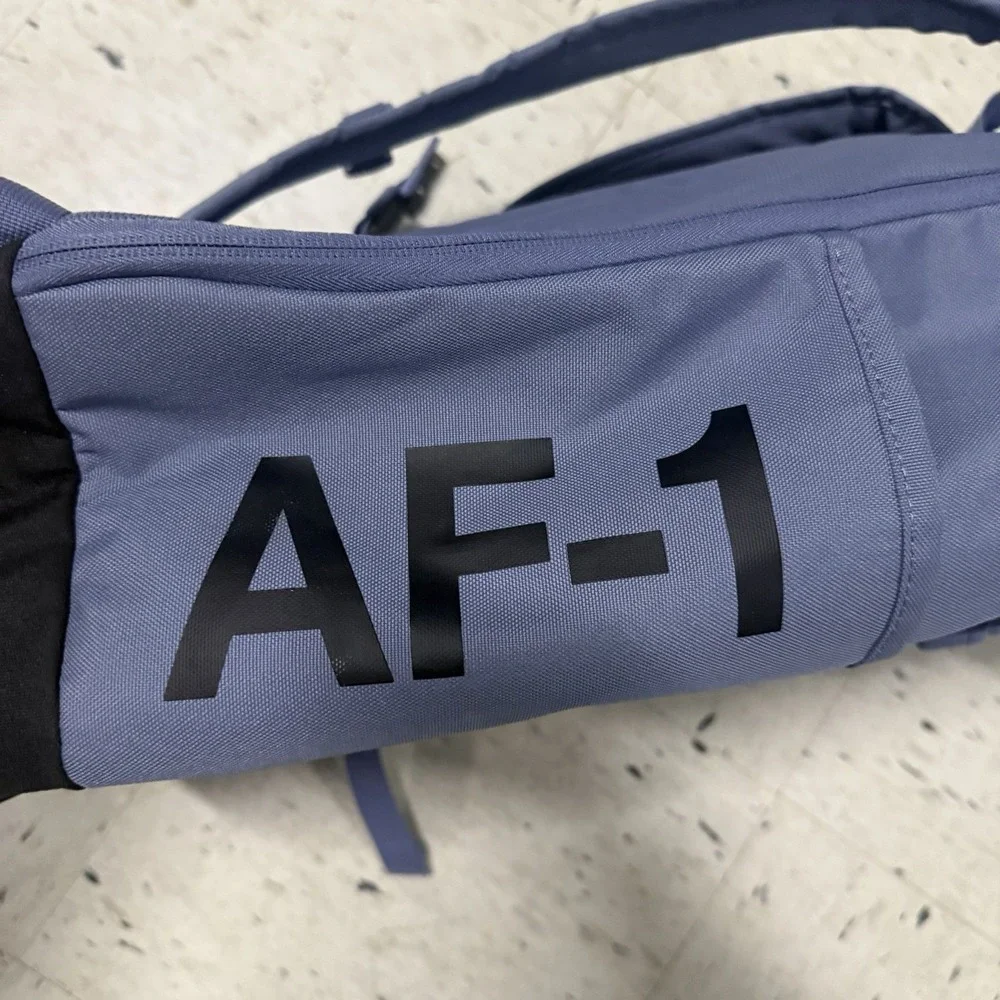 Nike AF1 Air Force 1 Backpack Laptop Pale Blue Hiking Outdoors Camping Bag